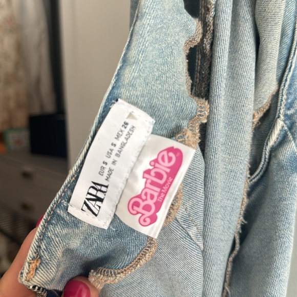 Zara Barbie denim jumpsuit - Picture 6 of 6